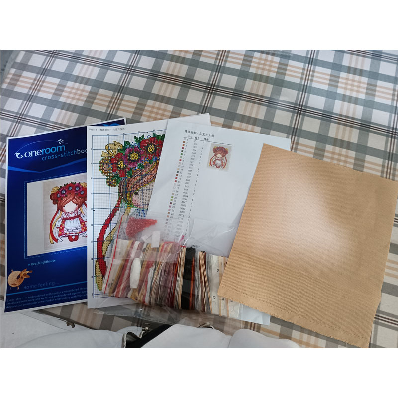 Cross Stitch Kit DIY Set  VE F – обзор и цена Embroidery Backpack Kit