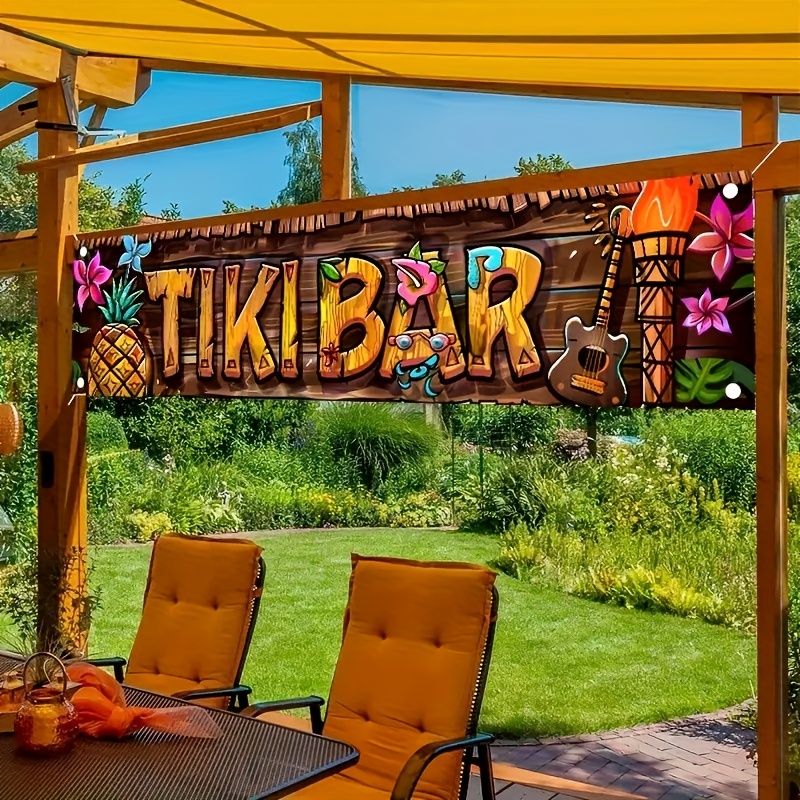 Tiki Bar Banner Tropical Hawai – обзор и цена Embroidery Garden