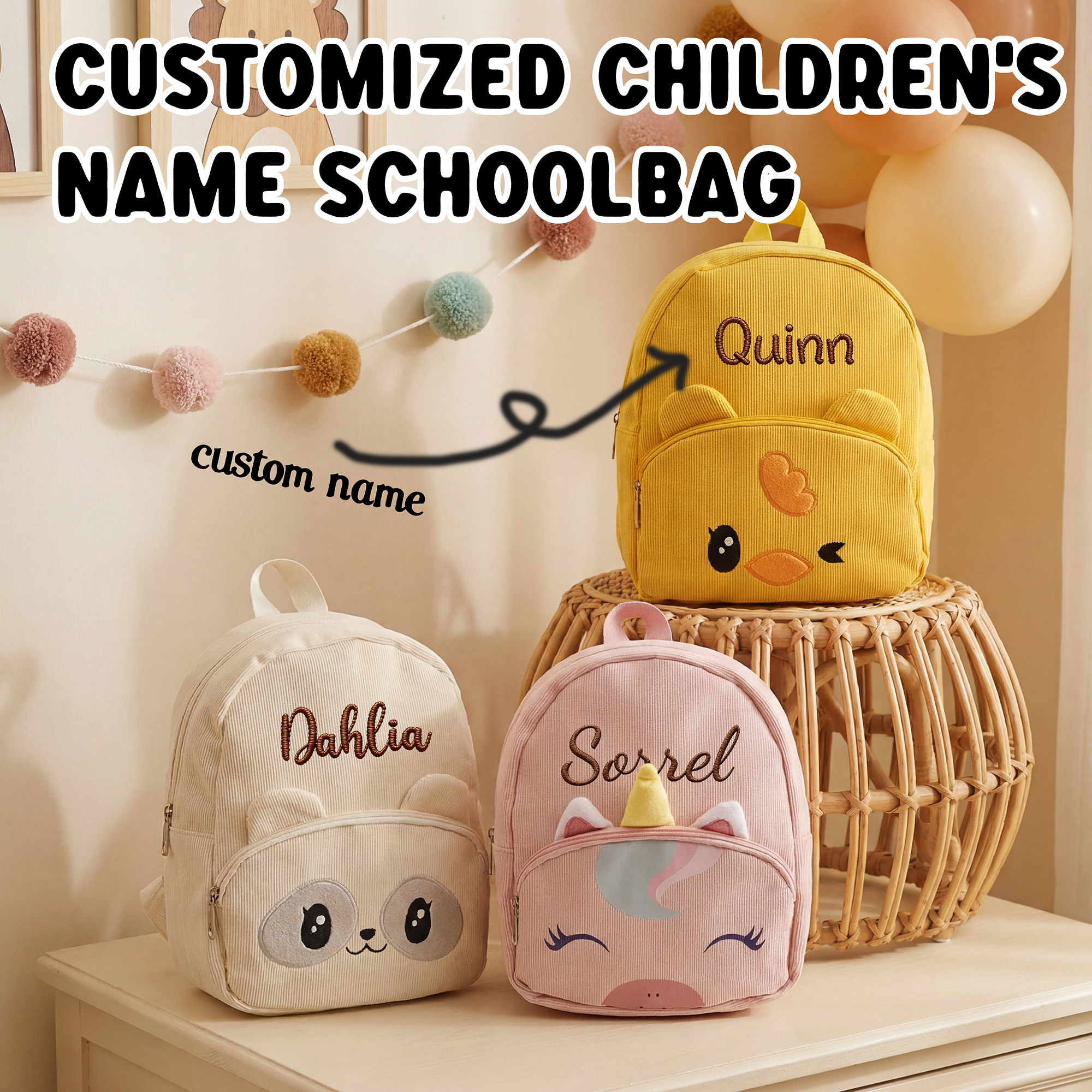 Custom Embroidered Name Kids B – обзор и цена Embroidery Unicorn