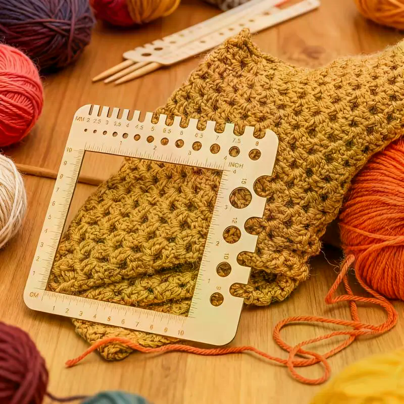 Wood Knitting Needle Gauge Squ – обзор и цена Embroidery Floss