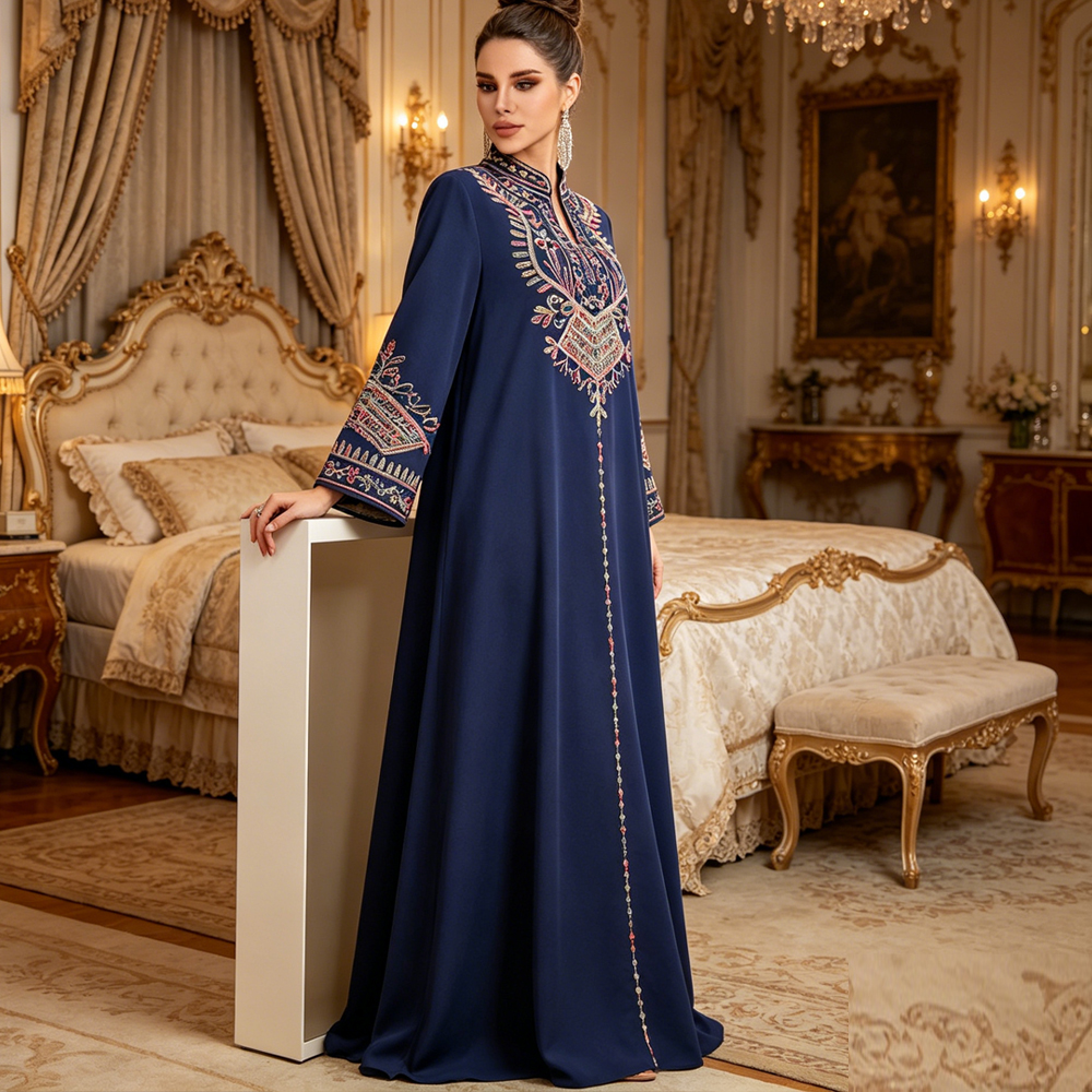 Femme Musulmane Vestidos Jalab – обзор и цена Embroidery Kebaya