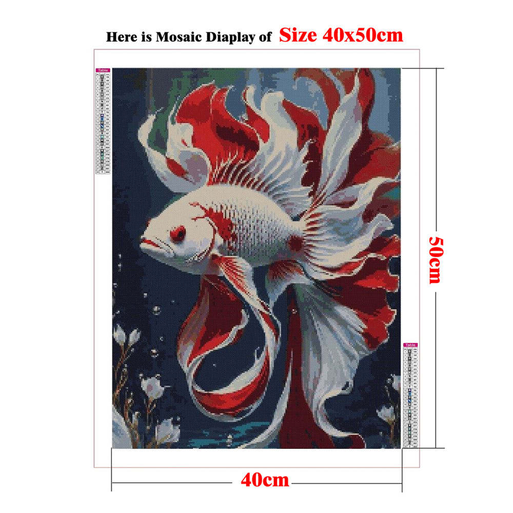 Fighting Fish Painting Betta F – обзор и цена Embroidery Fish
