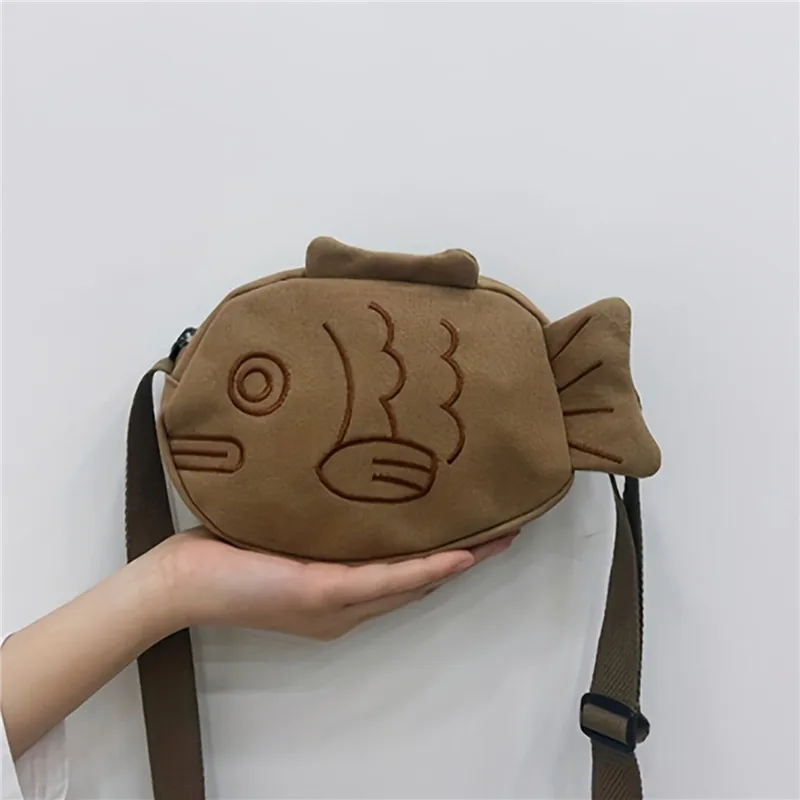 Fish Shape Canvas Messenger Ba – обзор и цена Embroidery Fish