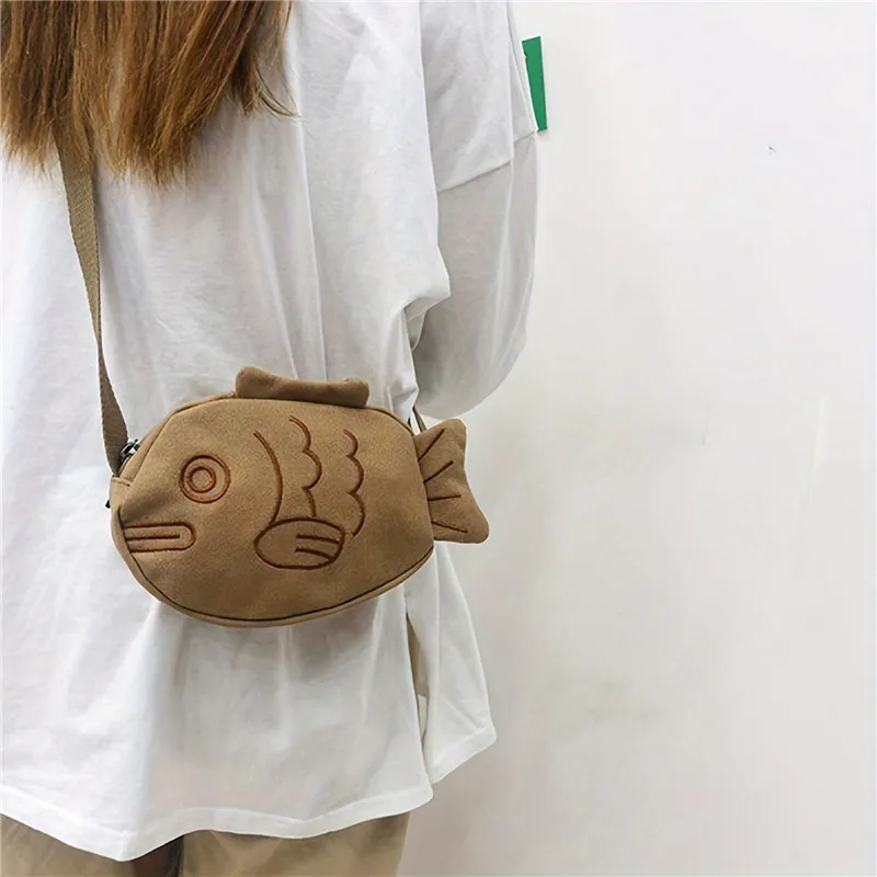 Fish Shape Canvas Messenger Ba – обзор и цена Embroidery Fish